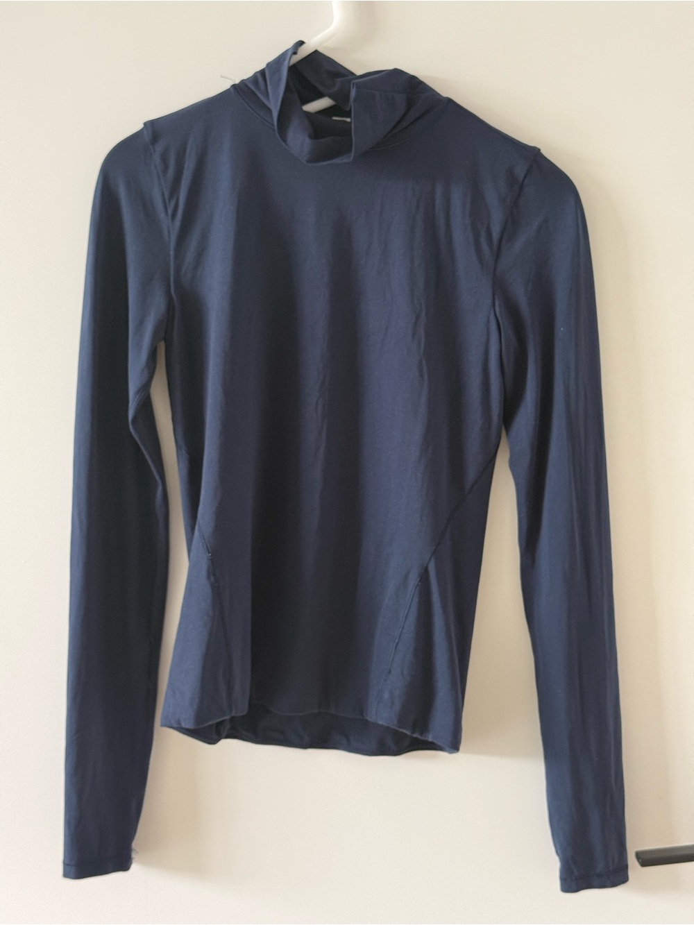 lululemon athletica Navy Long-Sleeve Hooded Performance Top